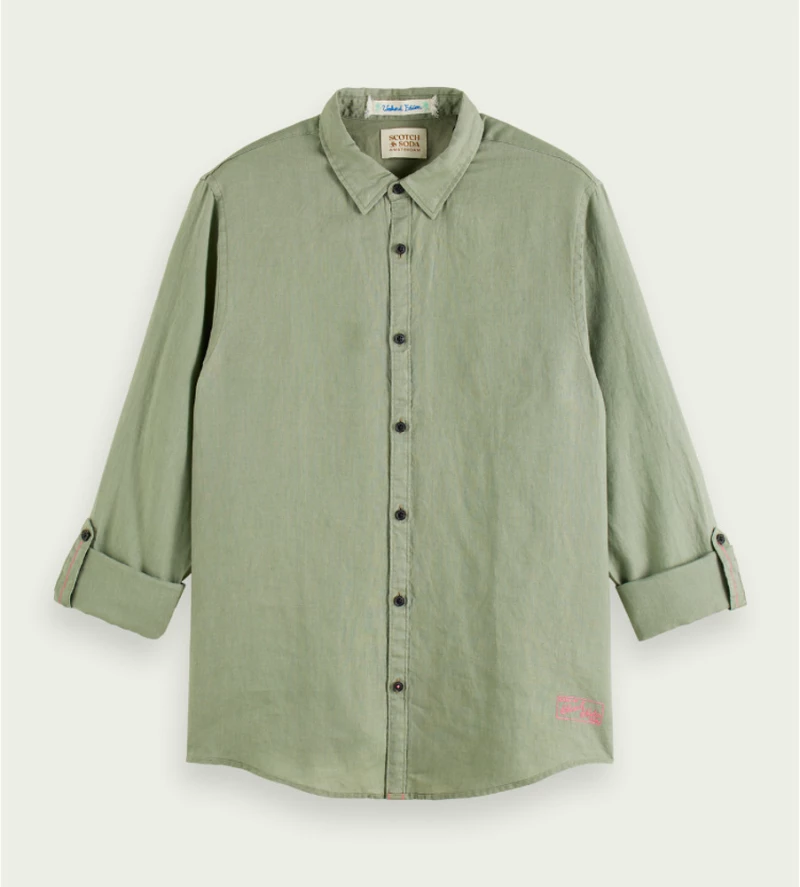 Scotch & Soda Men's Linen Shirt