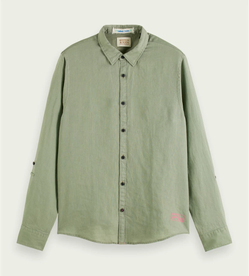 Scotch & Soda Men's Linen Shirt