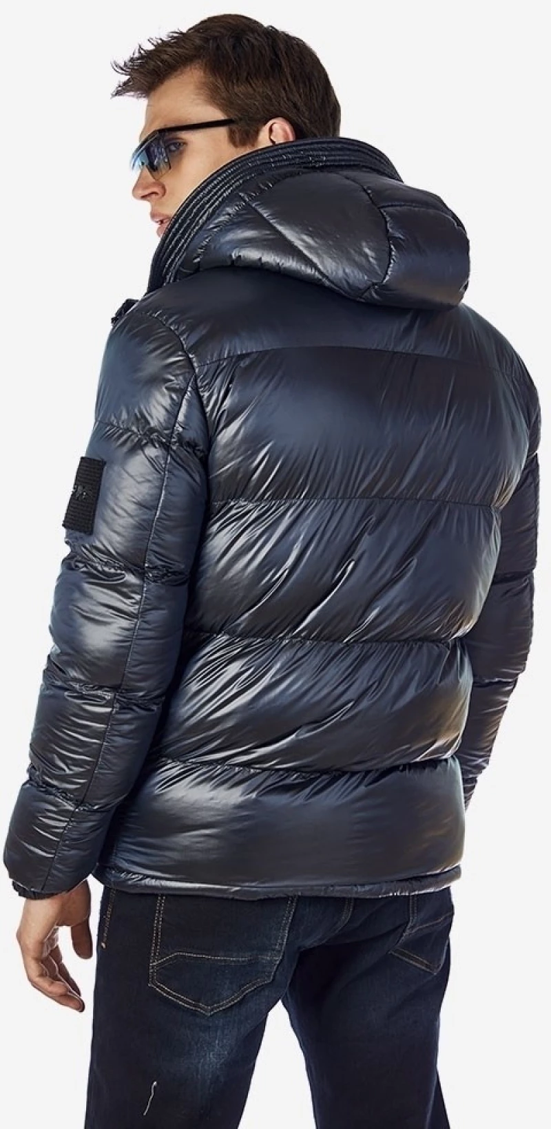 Brokers Men's Puffer Jacket Blue