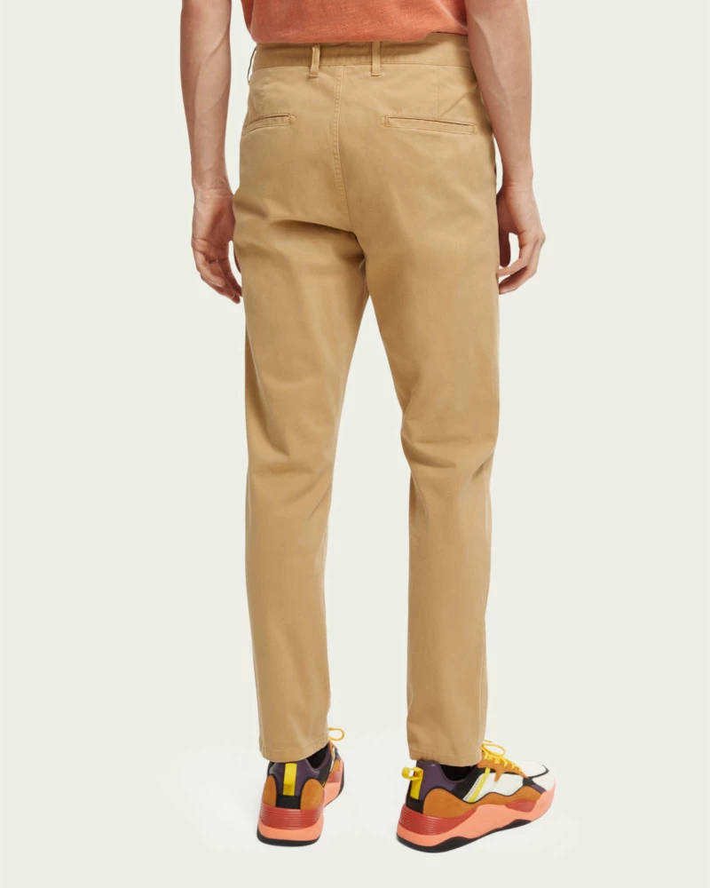 Scotch & Soda Men’s Mott Garment-dyed Organic Cotton Chino