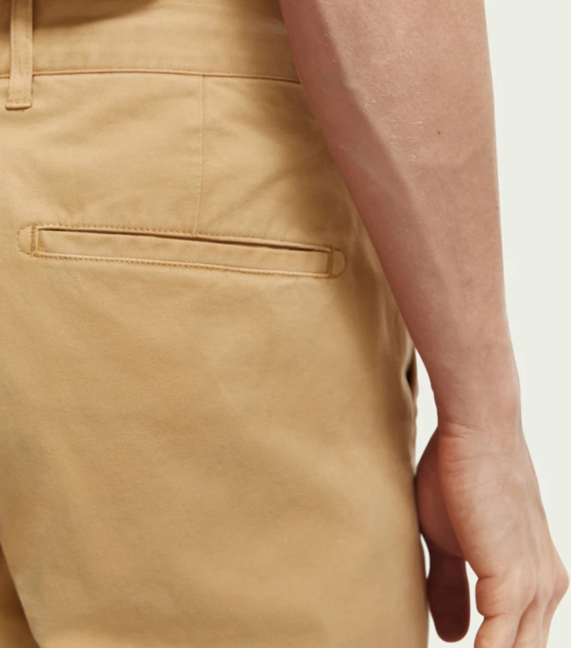 Scotch & Soda Men’s Mott Garment-dyed Organic Cotton Chino