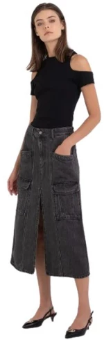 Replay Women's Midi Skirt Denim