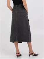 Replay Women's Midi Skirt Denim