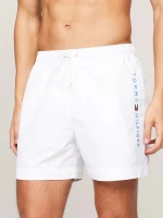 Tommy Hilfiger ανδρικό συνθετικό μαγιό shorts λευκό UM0UM03258-YCF