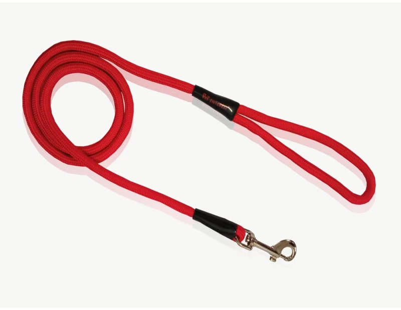 Pet Interest Λουρί/Οδηγός Σχοινί Απλός Kόκκινο M 1.5x120cm