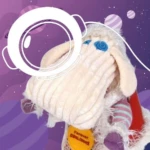 los deglingos sheep Πρόβατο  με διαφορετικες υφές υφασμάτων 35εκ