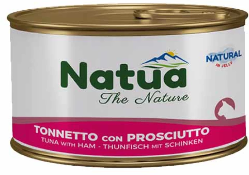 Natua Adult Κονσέρβα Τόνος & Προσούτο σε Ζελέ 85gr