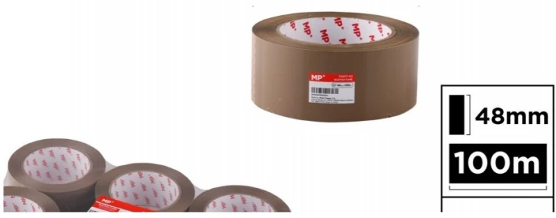Ταινία Συσκευασίας MP Καφέ 48mm x 100m PA517-02