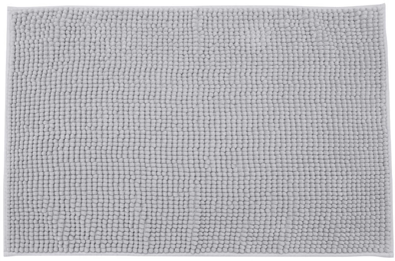 Estia Ταπετο Μπανιου Beads 80x50cm Πολυεστερα Γκρι Ανοιχτο