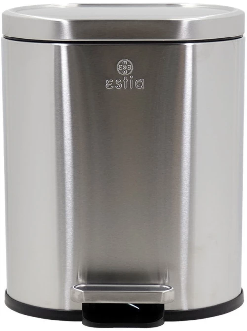 Estia Χαρτοδοχειο Μπανιου Ovoid Soft Close 6lt Ινοξ
