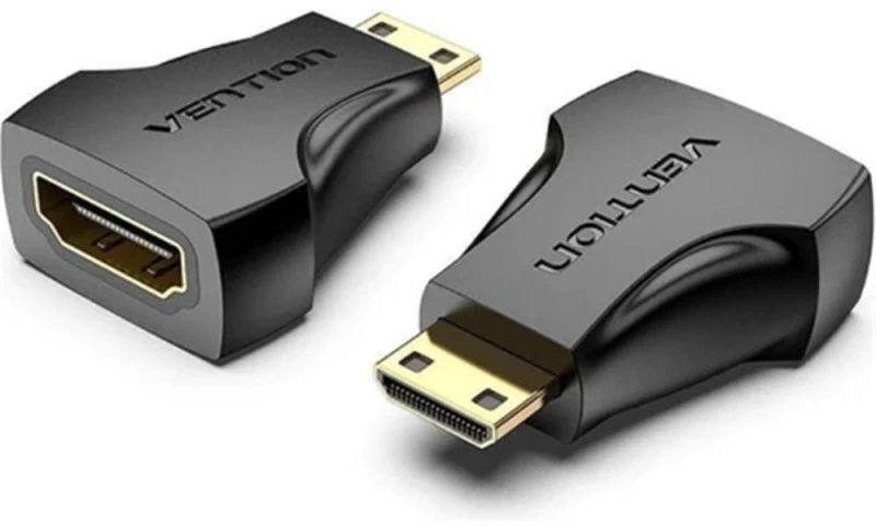 Vention Mini Hdmi Male to Hdmi Female Adapter Black (Aisb0) (Venaisb0)