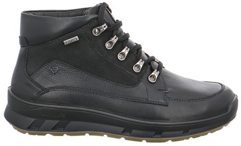 Jomos 327907276000 Aνατομικό Δερμάτινο Comfort Casual Μποτάκι Μαύρο