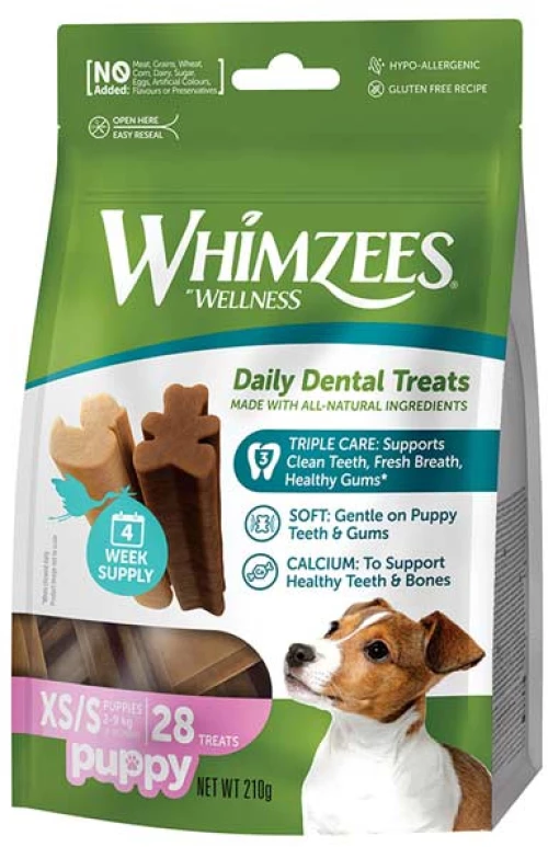 Whimzees Bags Puppy Xsmall/Small 28pcs