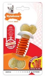 Nylabone Κόκαλο Extreme Chew Pro Action με γεύση Μπέικον XL