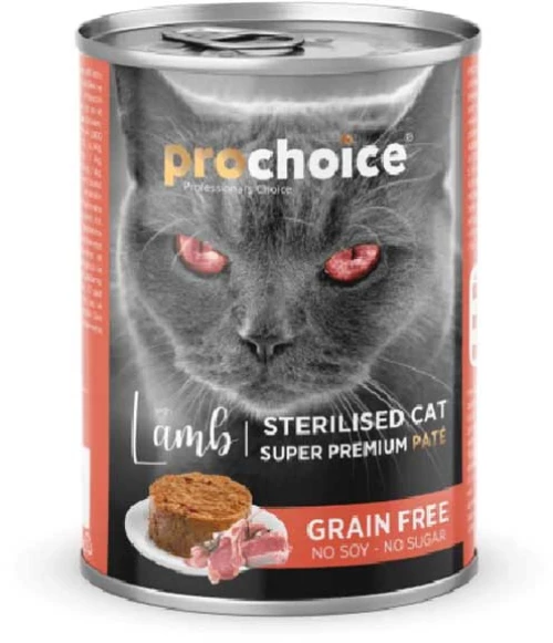 ProChoice Cat Pate Grain Free Adult Sterilised Αρνί 400gr