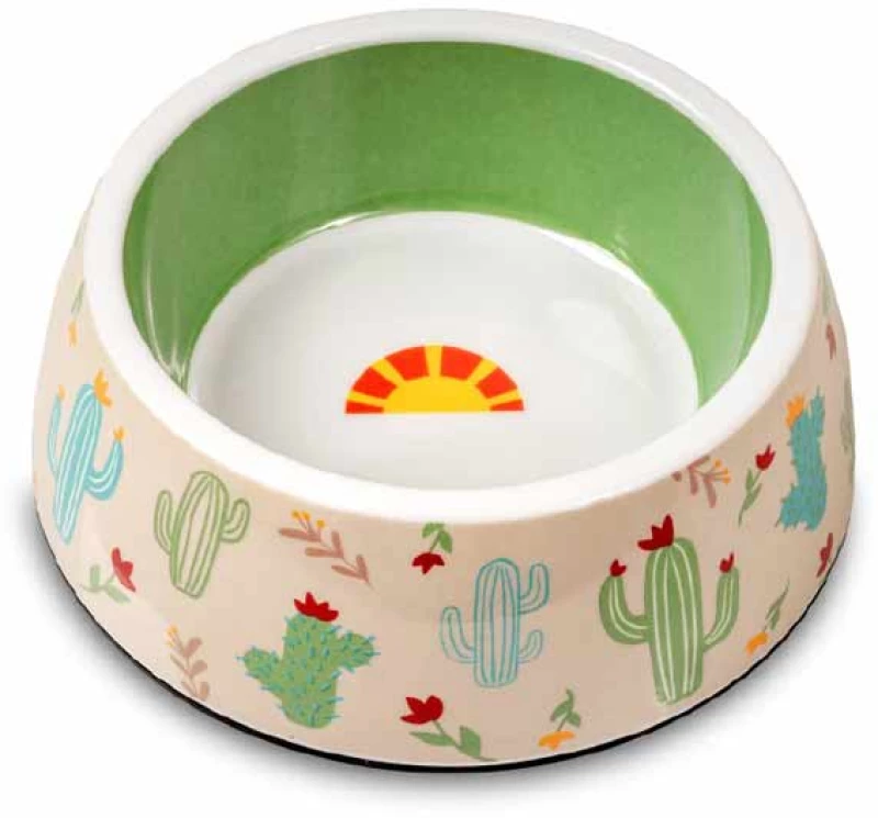 Glee Μπολ Μελαμίνης Cactus Ροζ Πράσινο Small 225ml
