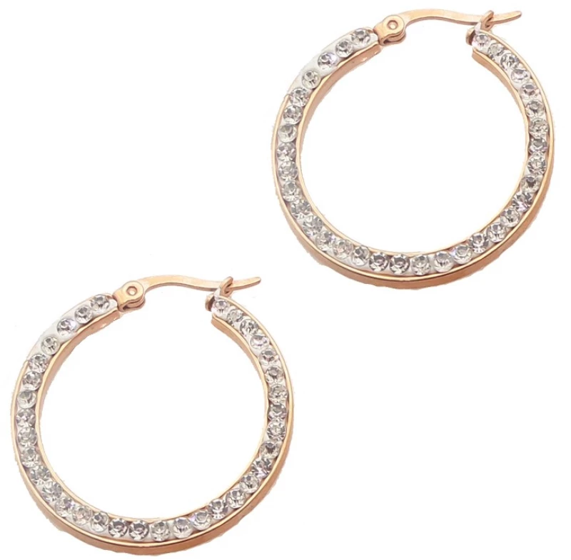 Σκουλαρίκια Κρίκοι Fantazy 810395-2 Rose gold