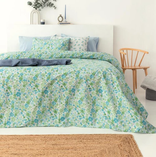 Σετ Σεντόνια βαμβακερά Μονά (110x200+30) Με Λάστιχο Fashion Life FL6232 Palamaiki