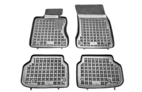 Λαστιχένια πατάκια Rezaw Plast για BMW σειρά 7 F01 (2007+) - τύπου σκαφάκι - 4τμχ.