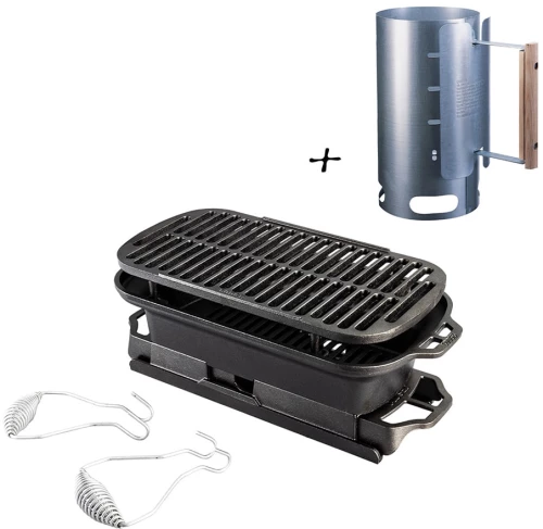 Lodge Sportsman's Grill Combo