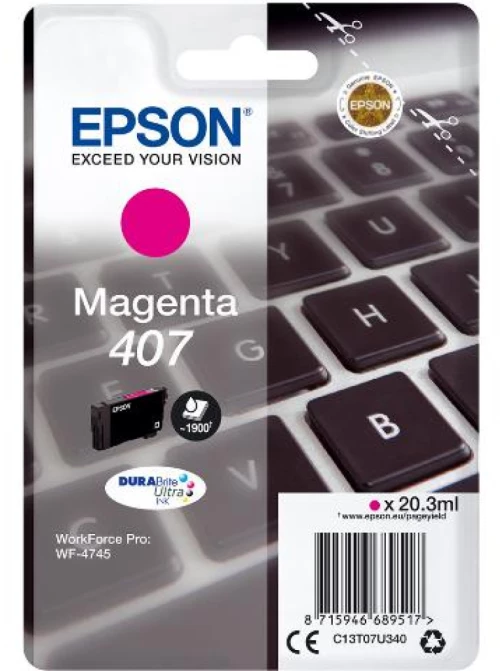 Μελάνι Epson 407 magenta 1900pgs