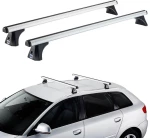 Μπάρες Οροφής Αλουμινίου CRUZ 924-765 Oplus AX-128cm Ασημί 2 Τεμάχια