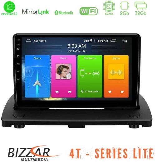 Bizzar 4T Series Volvo XC90 2006-2014 4Core Android12 2+32GB Navigation Multimedia Tablet 9"