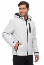 Ανδρικό Μπουφάν Be Nation Soft Shell Jacket Light Grey  Γκρι Ανοιχτό