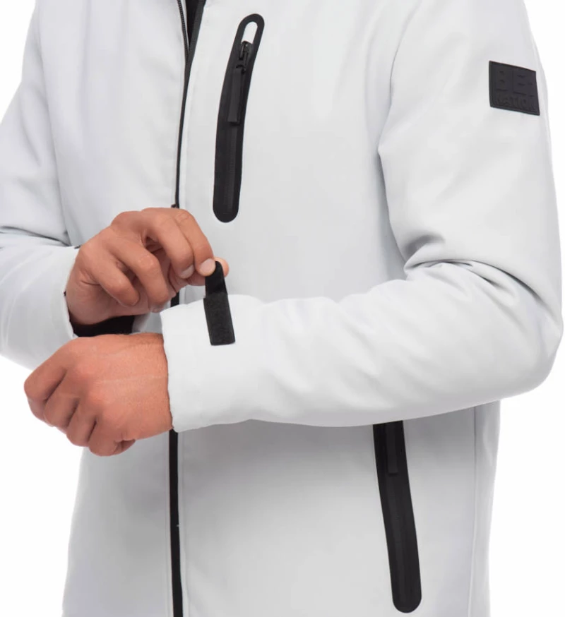 Ανδρικό Μπουφάν Be Nation Soft Shell Jacket Light Grey  Γκρι Ανοιχτό