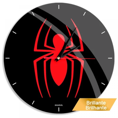 Marvel® Spiderman Ρολόι Τοίχου-Μαύρο