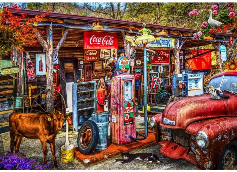 90003 Bluebird Puzzle:  On the Back Roads in the Country 1500τεμ.