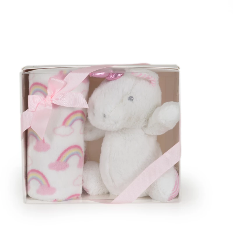 Κουβέρτα Αγκαλιάς 75x90cm Stuffed Toy Unicorn Rainbow Cangaroo 3800146269227