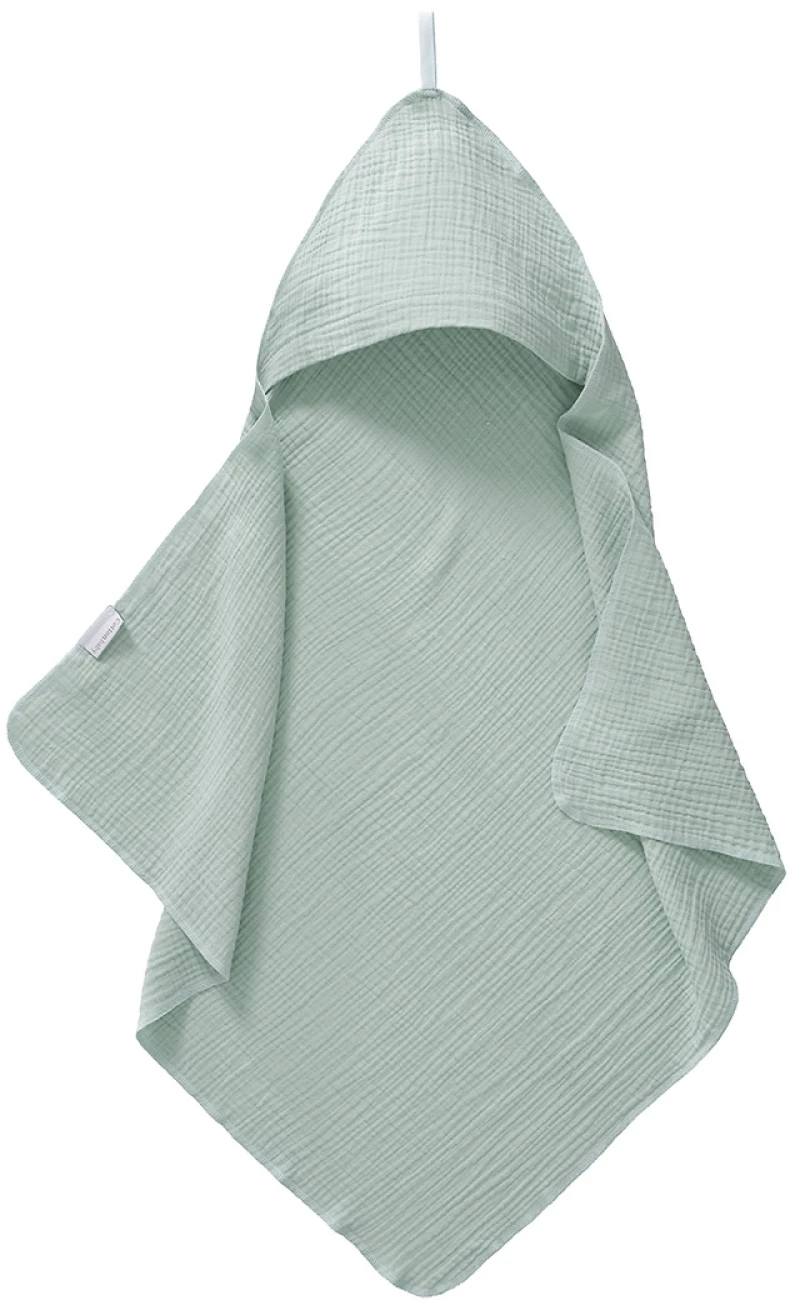 Cottonbaby Βρεφική Κάπα - Μπουρνούζι Cottonsoft Ανοιχτό Πράσινο