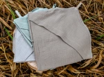 Cottonbaby Βρεφική Κάπα - Μπουρνούζι Cottonsoft Ανοιχτό Πράσινο