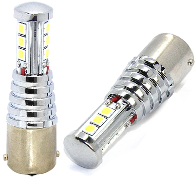 P21W 12V BA15s LED 9x3030chip PREMIUM LG ΛΕΥΚΟ (ΜΟΝΟΠΟΛΙΚΟ) 1ΤΕΜ.