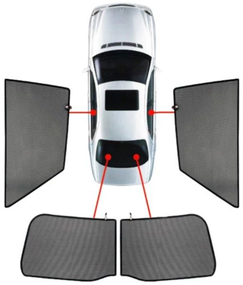 MAZDA 6 4D 2012+ ΚΟΥΡΤΙΝΑΚΙΑ ΜΑΡΚΕ CAR SHADES - 4 ΤΕΜ.