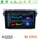 Bizzar M8 Series Suzuki Alto & Nissan Pixo 8core Android13 4+32GB Navigation Multimedia Tablet 9"