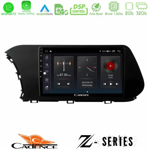 Cadence Z Series Hyundai i20 2021-2024 8core Android12 2+32GB Navigation Multimedia Tablet 9"