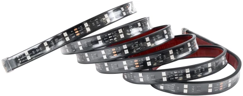 GloboStar® 81736 Car Backlit LED Strip Εύκαμπτη Ταινία 240cm Σήμανσης DRL Αυτοκινήτου με Ασύρματο Χειριστήριο IR LED SMD 5050 14W DC 9-30V Αδιάβροχη IP65 RGB -