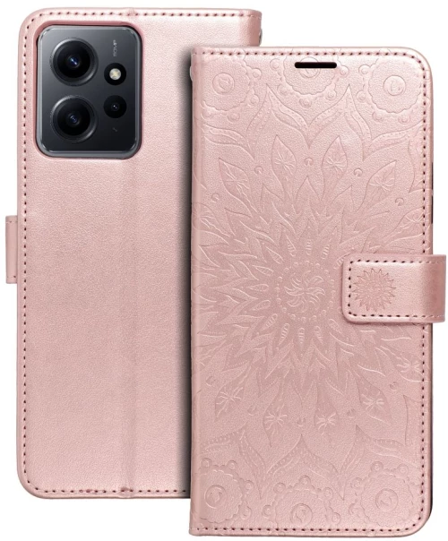 MEZZO Book case Θήκη για XIAOMI Redmi NOTE 12 4G mandala rose gold*