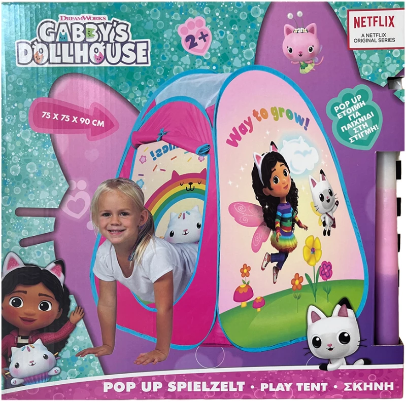ΠΑΙΧΝΙΔΟΛΑΜΠΑΔΑ ΠΑΙΔΙΚΗ ΣΚΗΝΗ POP UP GABBY'S DOLLHOUSE (#11-75344)