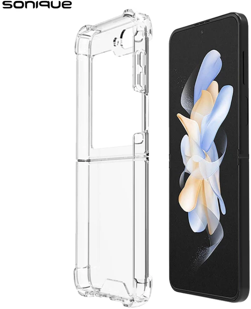 Θήκη Σιλικόνης Sonique Armor Clear Anti Shock Samsung Galaxy Z Flip 5 Διάφανο - Sonique - Διάφανο - Galaxy Z Flip 5 - Θήκες Πλάτης