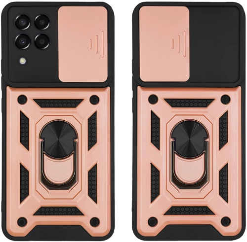 Θήκη Ring Armor CamPro Sonique για Samsung Galaxy M33 5G Ροζ Χρυσό - Sonique - Ροζ Χρυσό - Galaxy M33 5G - Θήκες Πλάτης