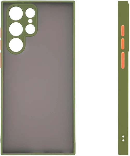 Θήκη Σιλικόνης Color Button Bumper Sonique Samsung Galaxy S22 Ultra Πράσινο Ανοιχτό - Sonique - Πράσινο Ανοιχτό - Galaxy S22 Ultra