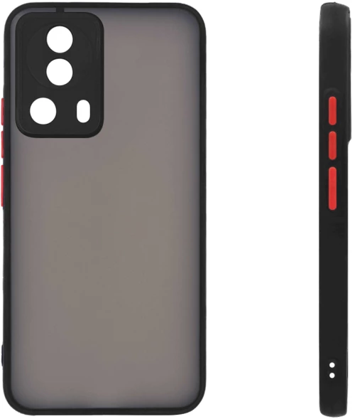 Θήκη Σιλικόνης Color Button Bumper Sonique Xiaomi Xiaomi 13 Lite 5G Μαύρο - Sonique - Μαύρο - Xiaomi 13 Lite 5G - Θήκες Πλάτης