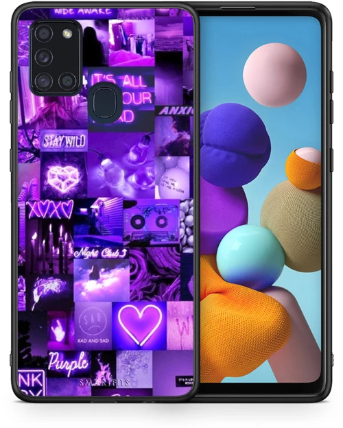 Collage Stay Wild - Samsung Galaxy A21s case