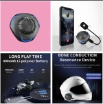 Ενδοεπικοινωνία Μηχανής Ακουστικό Bluetooth AS5