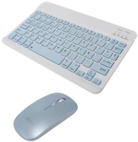 Aoas As-110 Ασύρματο πληκτρολόγιο Bluetooth Ασύρματο ποντίκι (Αγγλικό UK) Beige