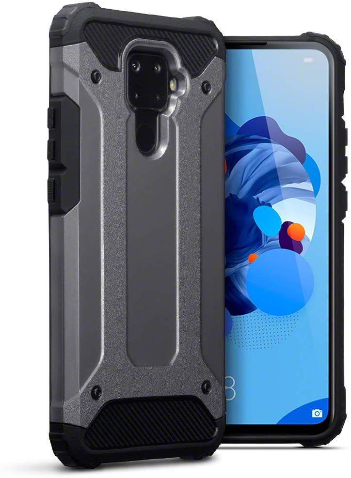 Terrapin Ανθεκτική Θήκη Double Layer Impact Huawei Mate 30 Lite - Gunmetal (131-083-117)
