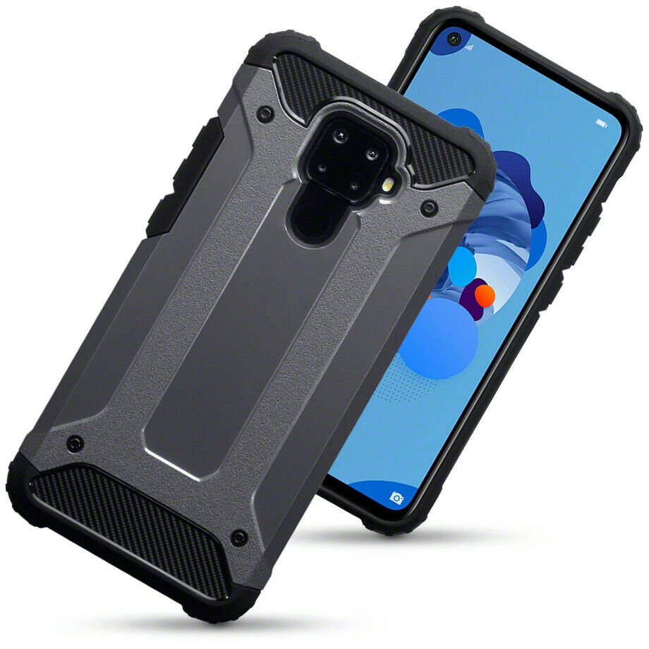 Terrapin Ανθεκτική Θήκη Double Layer Impact Huawei Mate 30 Lite - Gunmetal (131-083-117)